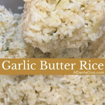easy garlic butter rice cover