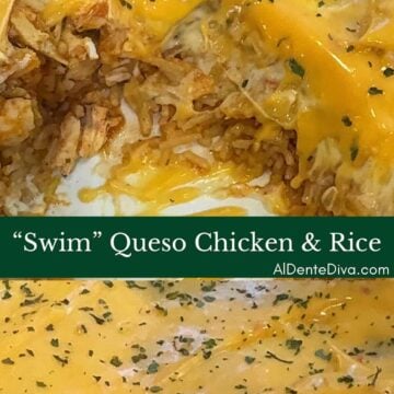 swim queso chicken and rice