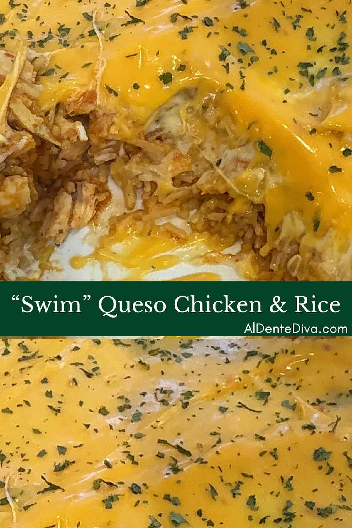 swim queso chicken and rice