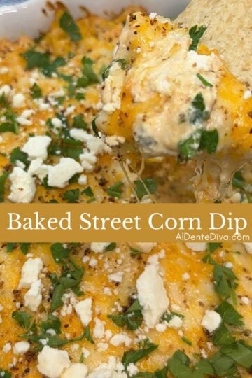 Baked Street Corn Dip Cover