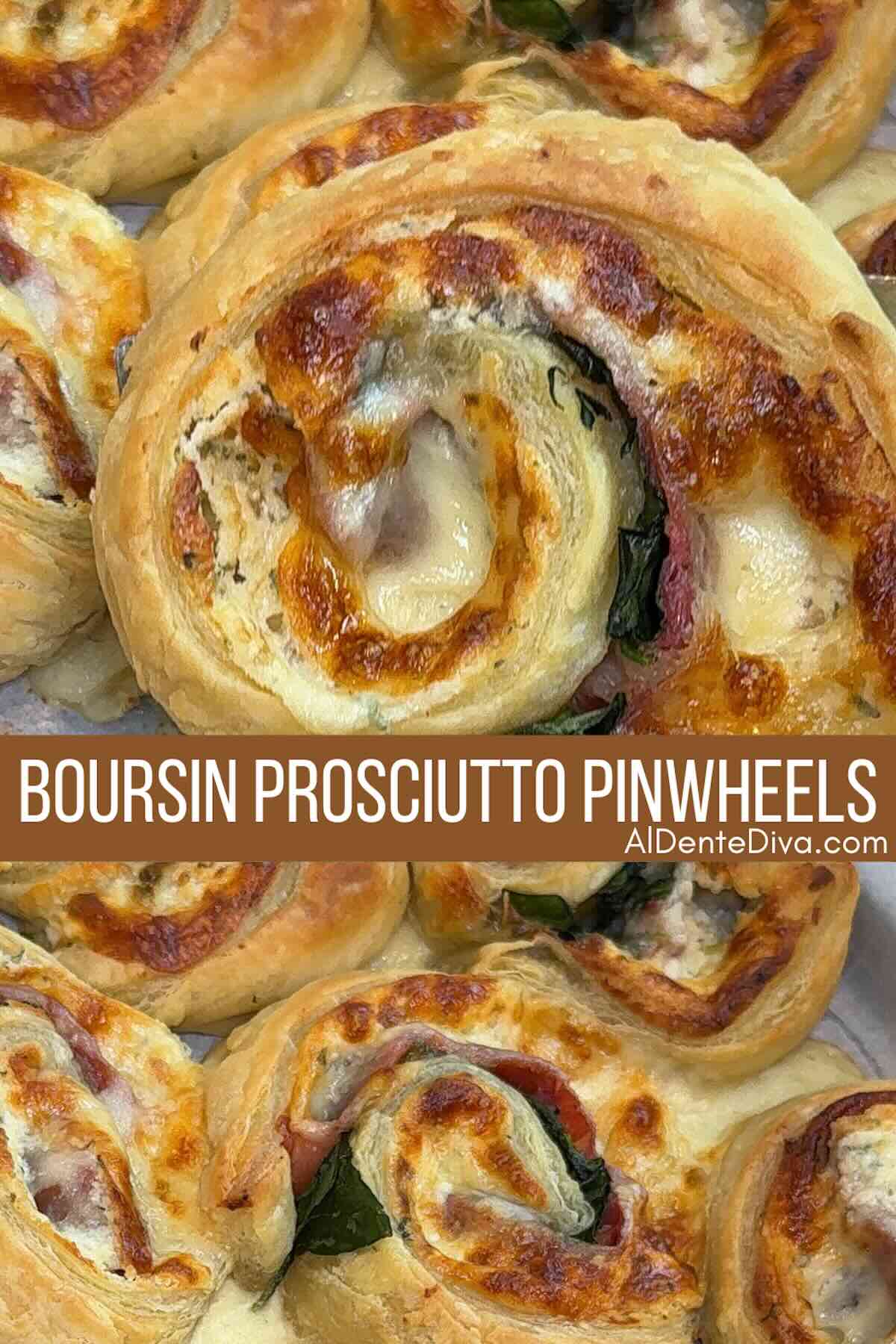 Boursin Proscuitto Pinwheels