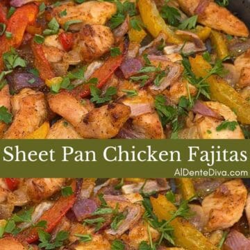 sheet pan chicken fajita cover