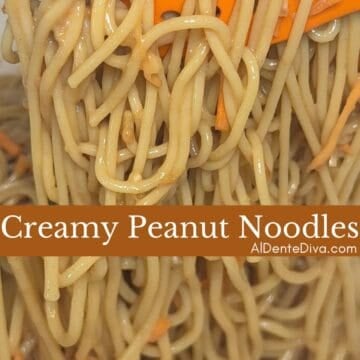 Creamy Peanut Noodles Cover