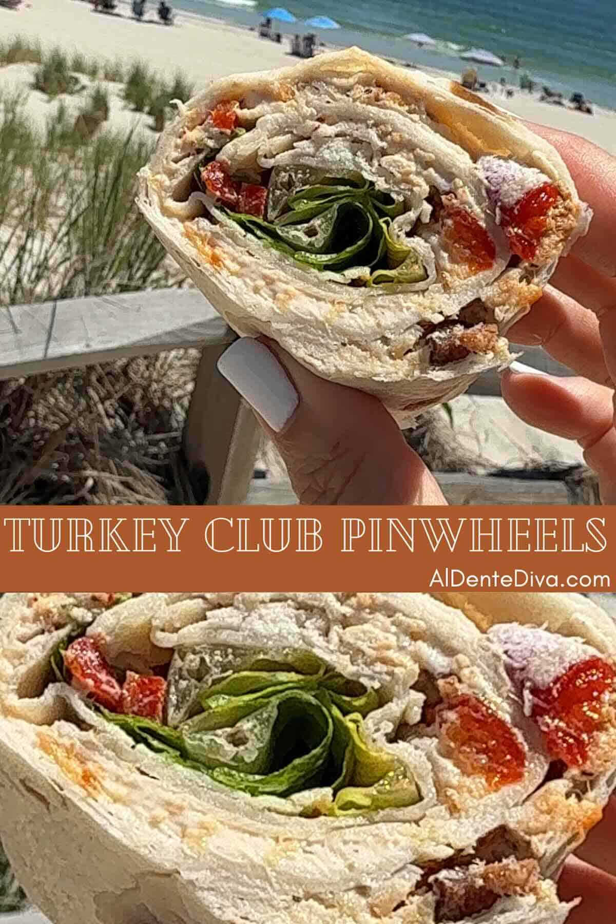 turkey club pinwheels