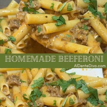 Easy homemade beefaroni cover
