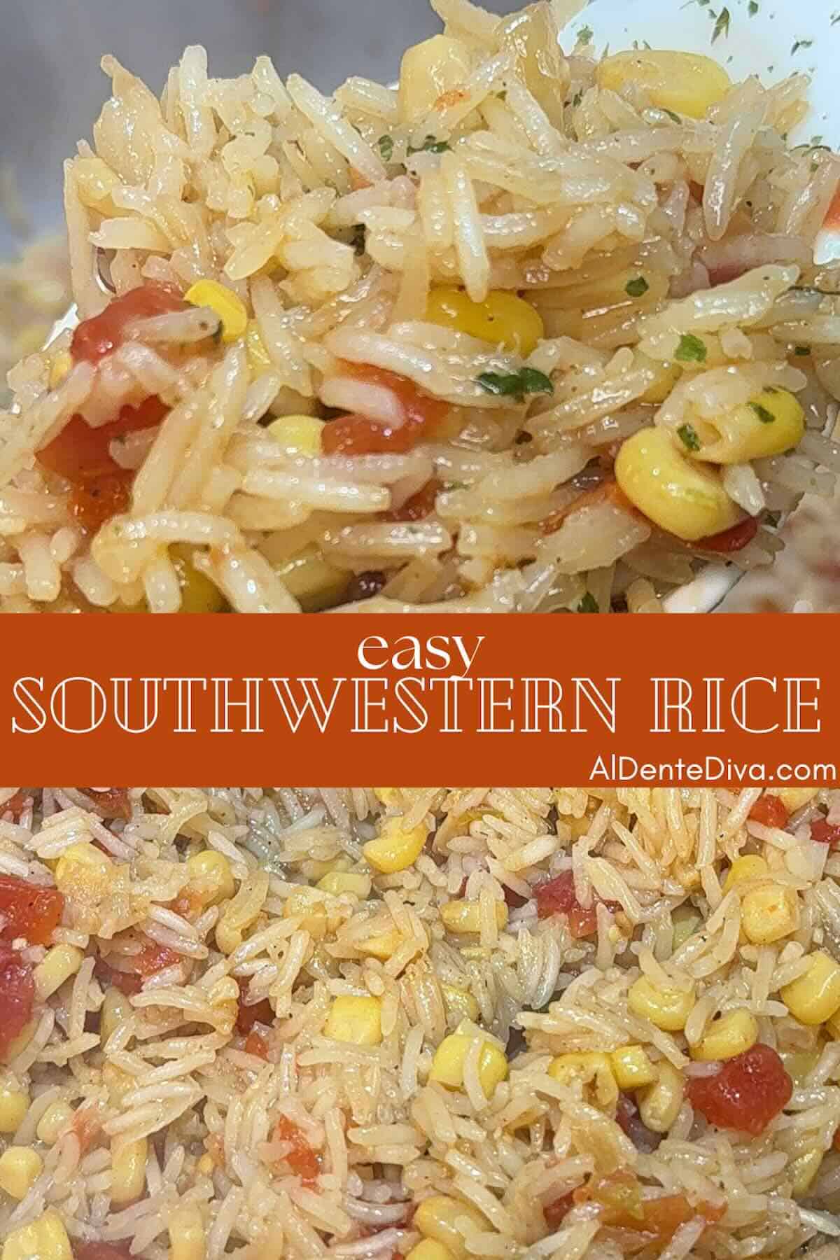 Easy southwestern rice cover