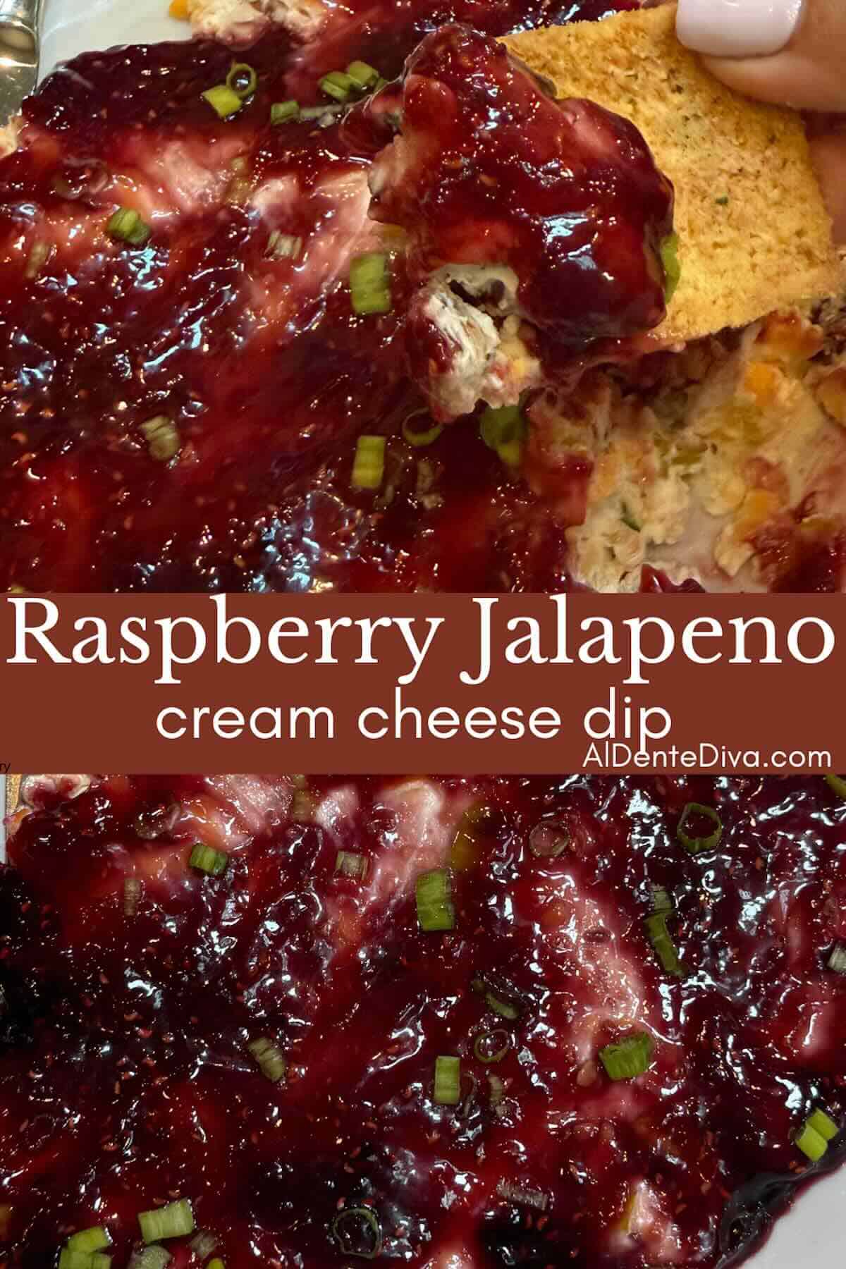 raspberry jalapeno cream cheese dip cover