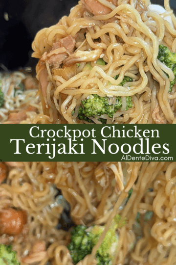 crockpot chicken terijaki noodles