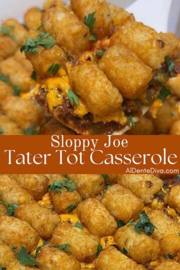 sloppy joe tater tot casserole cover