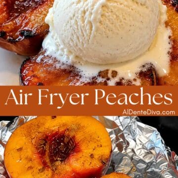 air fryer peaches cover