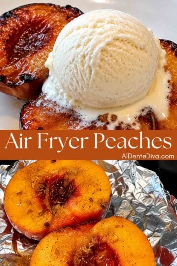 air fryer peaches cover