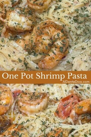 one pot creamy shrimp pasta