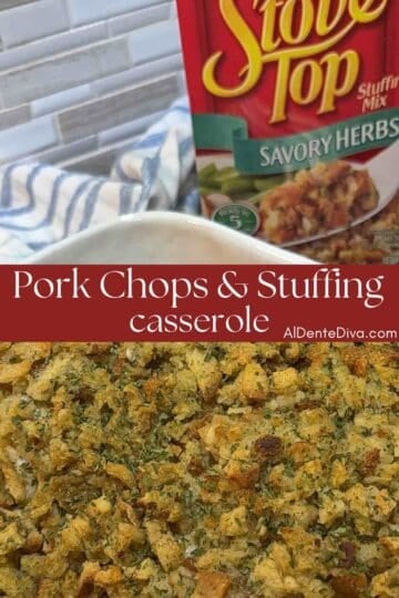 pork chops and stuffing casserole cover