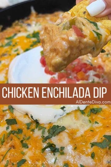 chicken enchilada dip cover