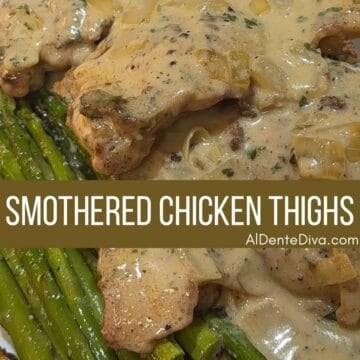 smothered chicken thighs recipe