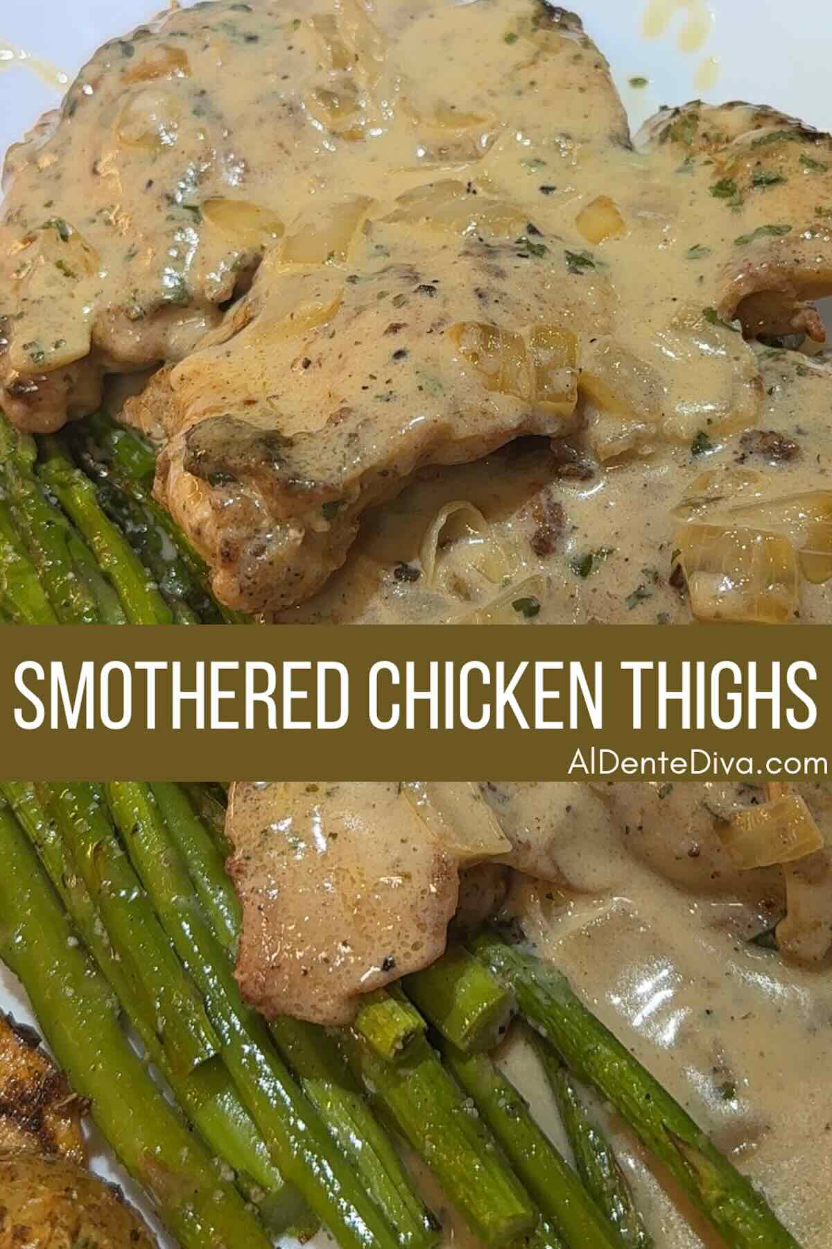 smothered chicken thighs
