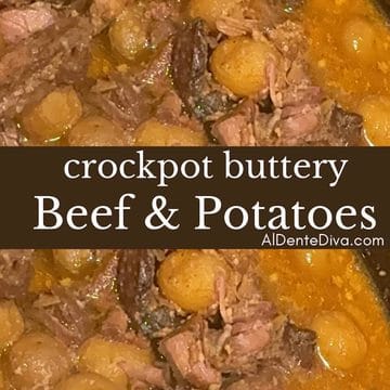 crockpot buttery beef and potatoes