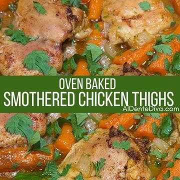 oven baked smothered chicken thighs