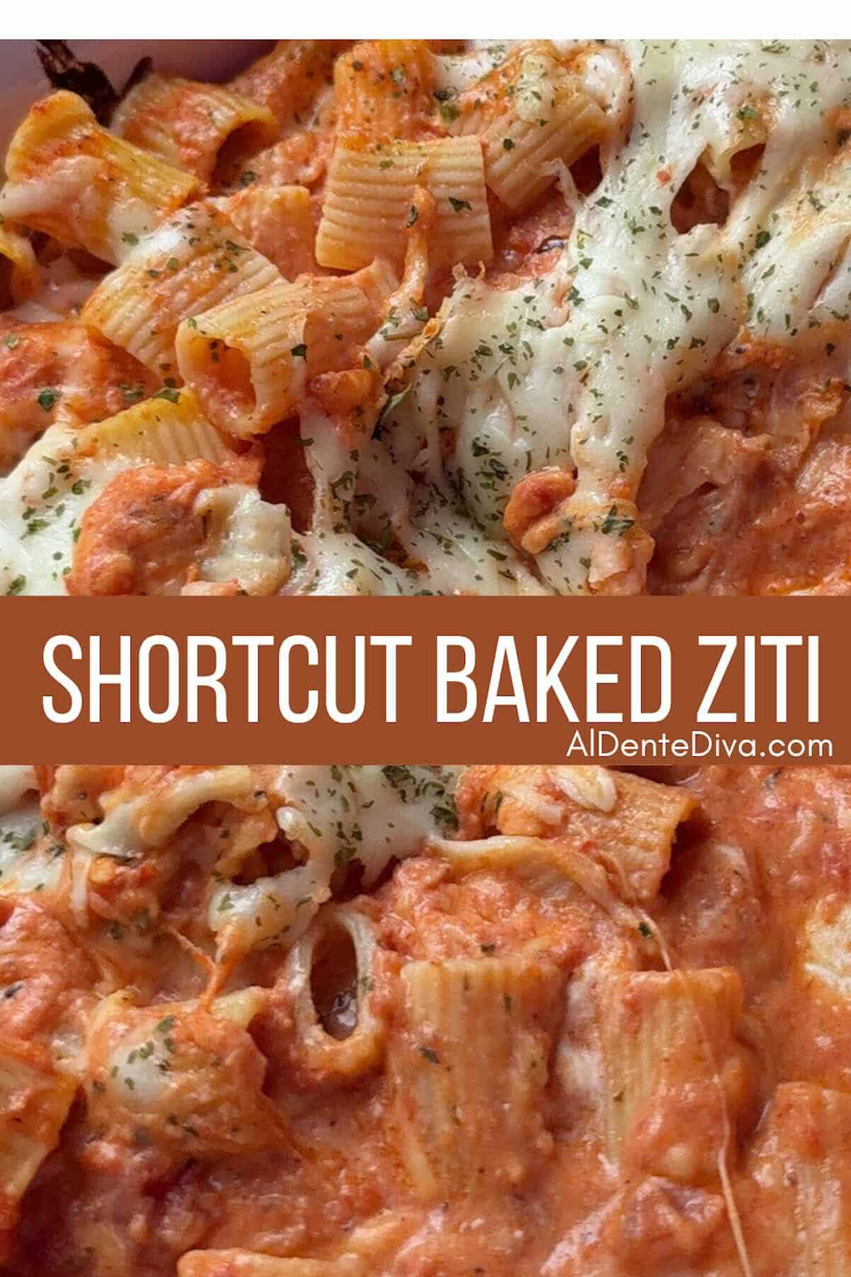 shortcut baked ziti cover
