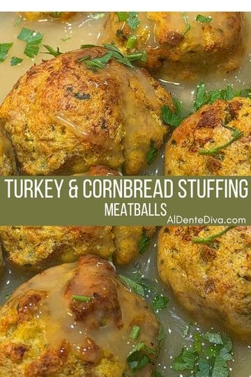 Turkey and Cornbread Stuffing Meatballs cover